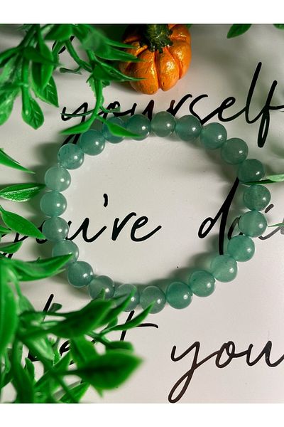 Liva Natural Aventurine Stone Bracelet