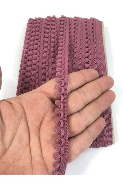 Hobigram Dusty Rose Tiny Detailed Water Stone Mortar Decorative Strip – Διακοσμητική κορδέλα, κομψό σχέδιο – Διακοσμητικό στοιχείο