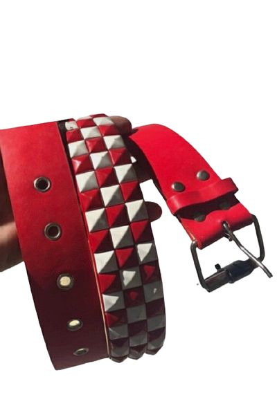 targay cowboy gothic punk metallica style studded belt