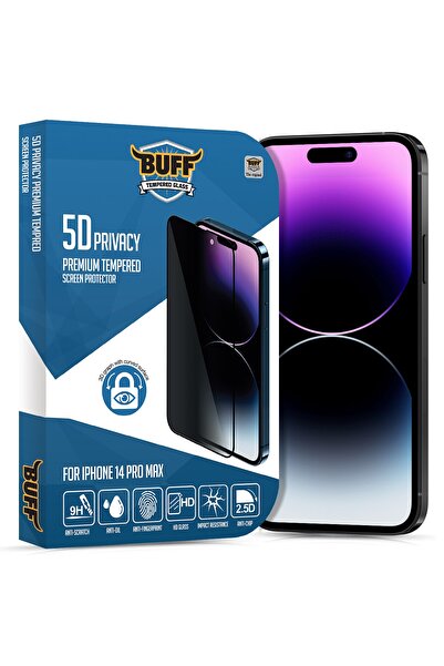 Buff Labs Buff Iphone 14 Pro Max 5d Privacy Ekran Koruyucu