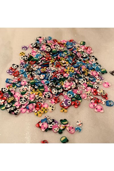 Ucuz Depo Tırnak Ve Hobi Malzemesi Mini Sevimli Killer 10 gr 4-6mm Ayıcıklar