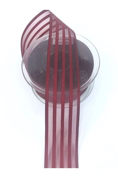 Hobigram Βουργουνδία Five Lines Satin Decoration Κορδέλα 5 μέτρων – Κορδέλα, Κομψό Σχέδιο, Γυναικείο Αξεσουάρ – Κορδέλα –