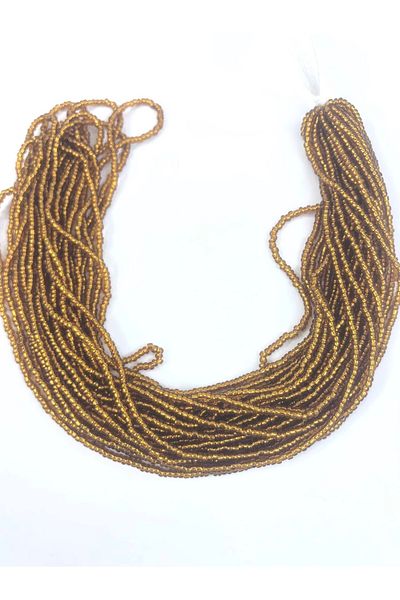 Hobigram Mustard Color String Sand Beads 1 String – Ειδικό σχέδιο, Αξεσουάρ, Ποιοτική Παραγωγή, Εντυπωσιακό Στυλ – Bon