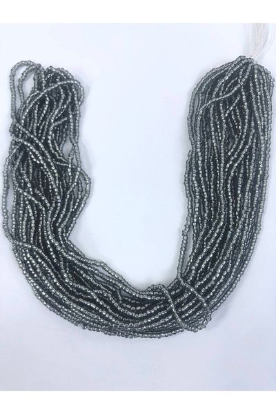 Hobigram سلسلة من خرز الرمل بلون أنثراسيت 1 سلسلة - تصميم خاص، إكسسوار، إنتاج عالي الجودة، طراز مثير للنظر - B