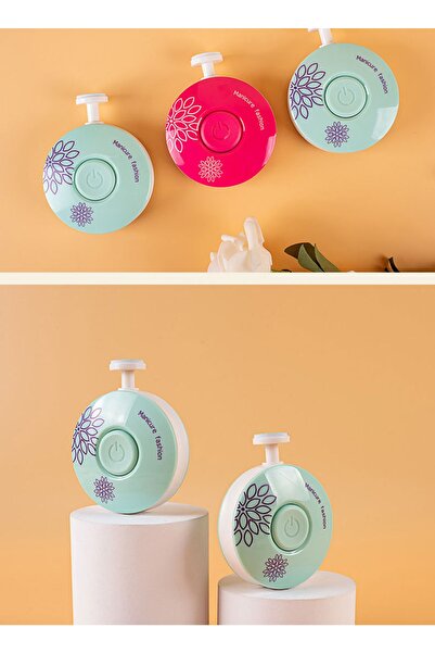 TWOX Çocuk Yetişkin Bebek Dönerli Pilli Tırnak Kesme Törpüleme Makinası Tırnak Bakım Cihazı