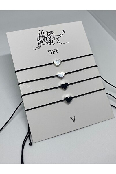 Everglow Jewelry Premium Kalp Şeklinde Bff Arkadaş Bilekliği