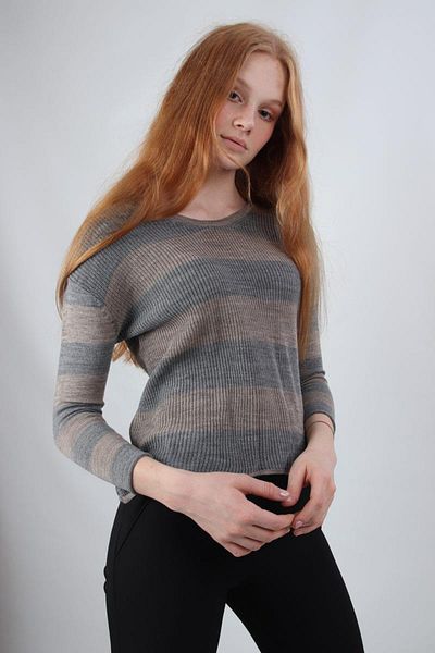 ALEXANDERGARDI Striped Sweater (B19-4001)