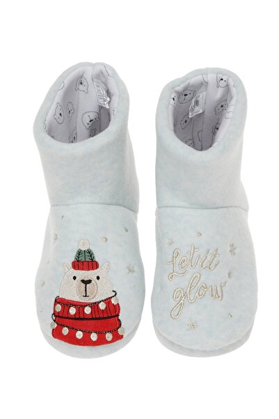 Polaris 603042.z2pr Mavi Kadın Panduf