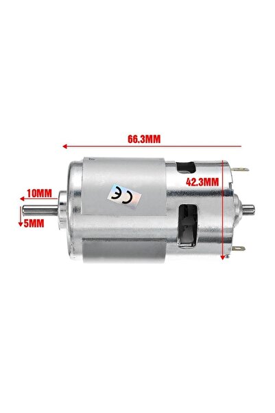 SANEC Rs775 24v 12000 Rpm Dc Motor Hobi Matkap, Cnc, Testere Motoru Rs