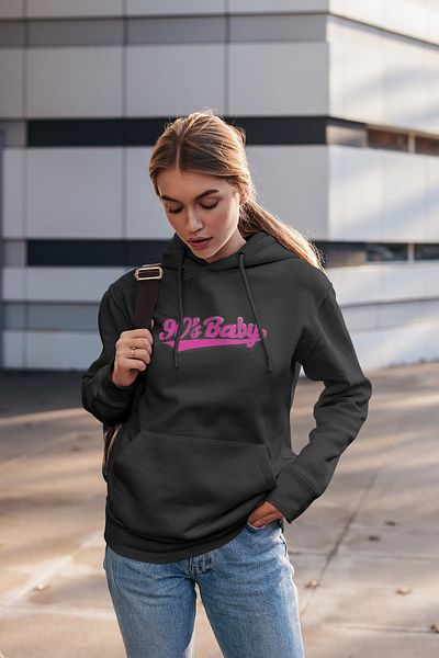 Advantage 90 Бебешки суитшърт с качулка и щампа