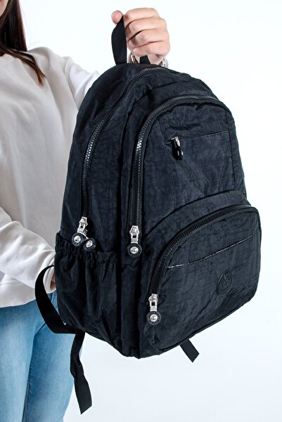 çantamgelsin Mega Bag Μαύρη Unisex Αδιάβροχη Σχολική και Καθημερινή Τσάντα Ki...