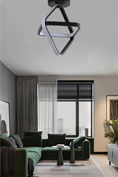 Eray Aydınlatma 504 Plofonyer Siyah Led Avize