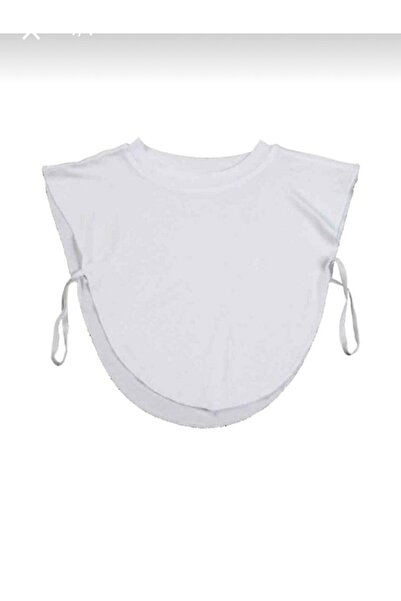 Generic Brand White Color Hijab Neck Collar
