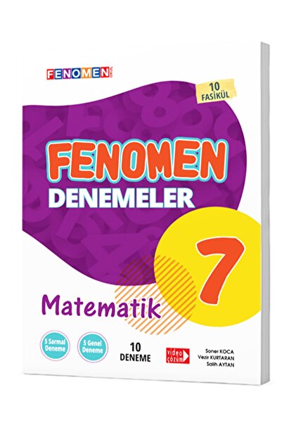 Fenomen Yayıncılık Fenomen 7. Sınıf Matematik Denemeleri