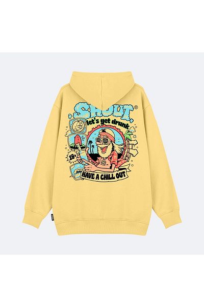 Shout Oversize Limited Edition Let's Get Drunk Unisex Hoodie