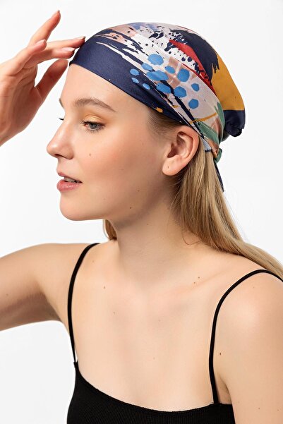 Saria Moda وشاح بنمط ملون