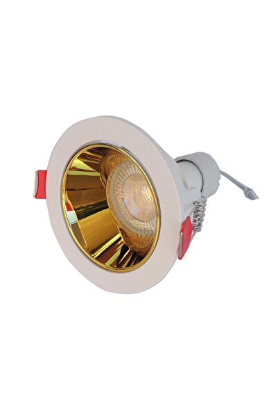 Sunlight Beyaz Altın Sıva Altı Spot Cob Led Armatür Gu10 5w Gün Işığı Işıklı