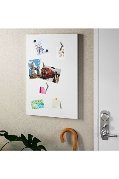 Dünya Magnet Mıknatıslı Pano Beyaz 50x32 Cm Dekoratif Metal Magnet Panosu