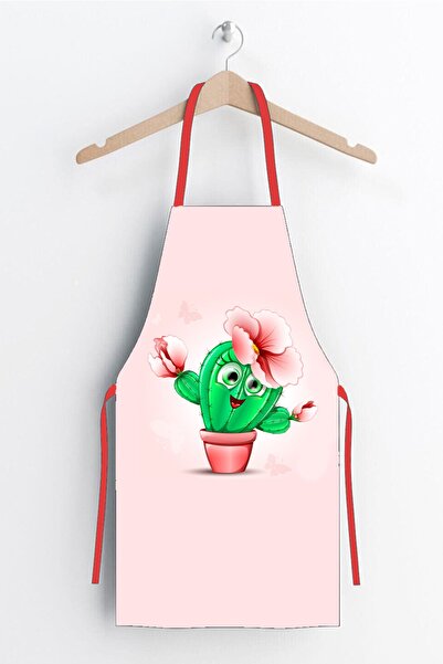 AYSHOME Ays Home Pudra Sevimli Kaktüs Mutfak Önlüğü