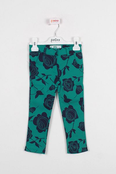 incity Girl's Floral Patterned Trousers