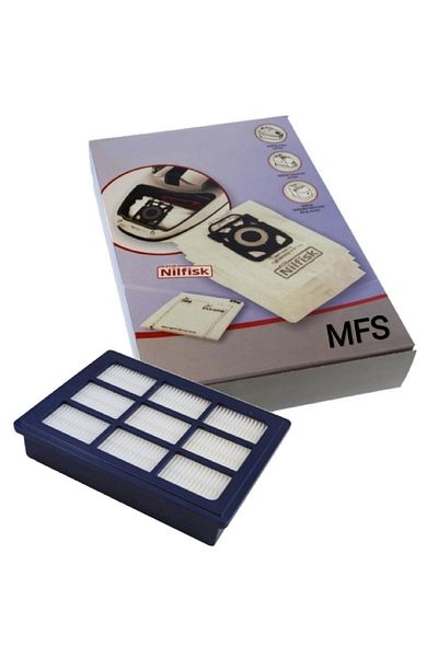 MFS Nilfisk Elite Classic - 4-piece Compatible Dust Bag and Hepa Filter Set