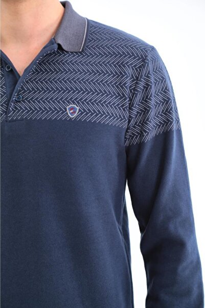 Rey Polo Polo Neck Print Detailed Sweater