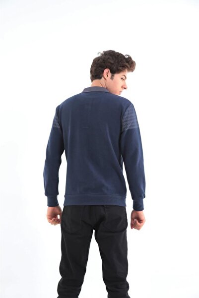 Rey Polo Polo Neck Print Detailed Sweater