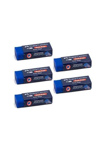 Faber Castell No: 30 Mavi Küçük Silgi 5 Li