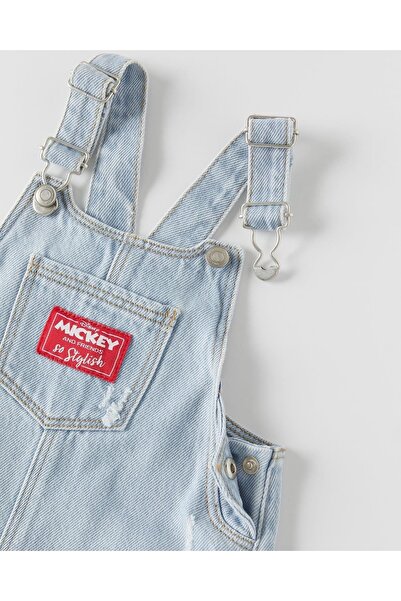 YİGİT BUTİK Mickey Girl Denim Salopet