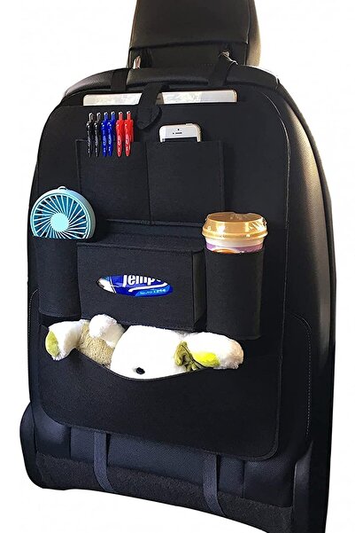 Ankaflex Car Seat Organizer - Item Organizer, Auto Phone and Cup Holder