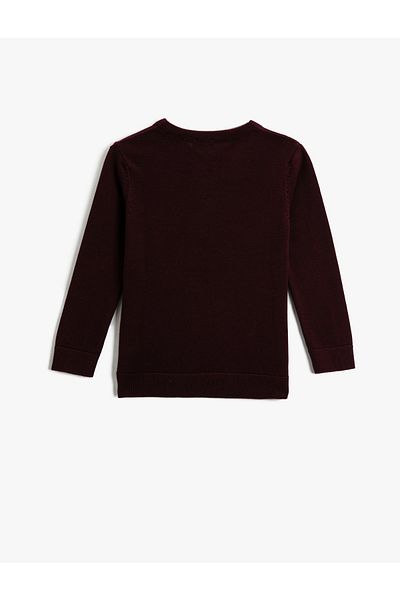 Koton Pullover - Bordeaux - Relaxed Fit