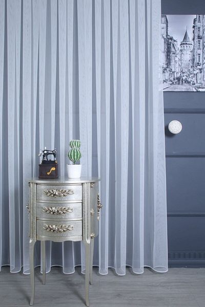 perhal perde ve halı Greek Honeycomb Floor 1-2 Sparse Pleated Skirts Leaded Tulle Curtain