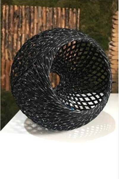 menalART Ağaç Tasarım Renkli Avize Başlık (siyah) 22 Cm E27 Duy Uyumlu (askı Takımsız) Aydınlatma Topu