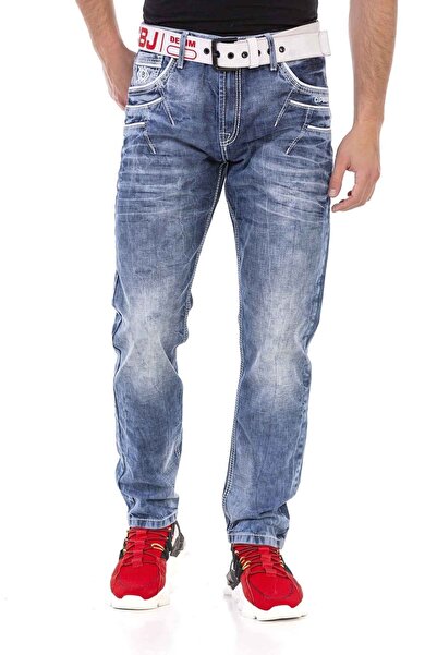 Cipo&Baxx Cd723 Regular Jeans with Pocket Detail