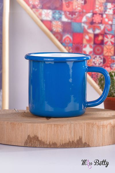 Miss Betty Enamel Cup Light Blue