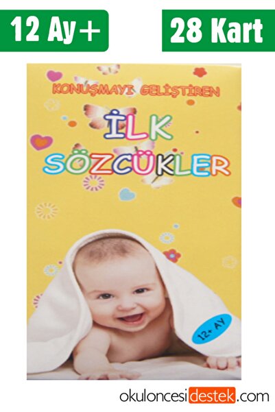 Yuka Toys First Words Cards to Improve Speech for Kids 12 Months and Older