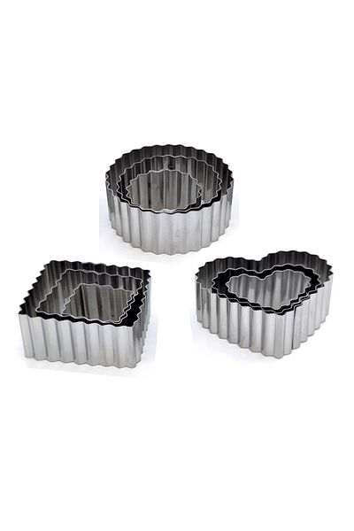 Nar kalıp Narkalıp Serrated Kutabiye Mold 9 Pieces
