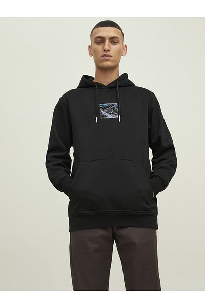 Jack & Jones Hooded Printed Sweatshirt