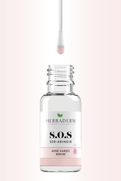 Herbaderm Sos Akne ve Sivilce Oluşumuna Karşı Cilt Bakım Serumu 20 ml