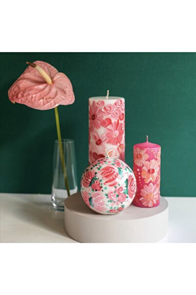 STUDIO SOI CANDLE&MORE 3’lü Mum Seti