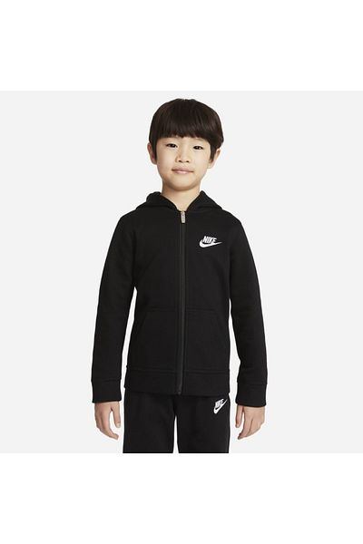 Nike B Club Fleece Fz Hoodie Boys' Cotton Hooded Jacket 86f321-023