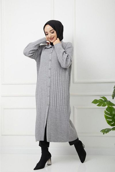 CEVHER Women's Corduroy Cardigan