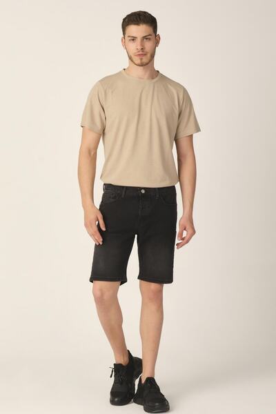 ALEXANDERGARDI Ανδρικό τζιν σορτς με κανονική εφαρμογή (21-cmlsrt)