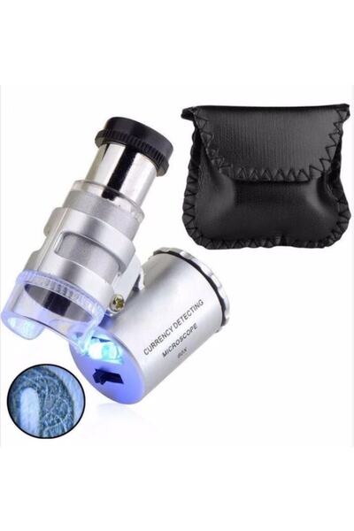 REKOTOOLS - Işıklı Mini Mikroskop Mini Lup Mercek