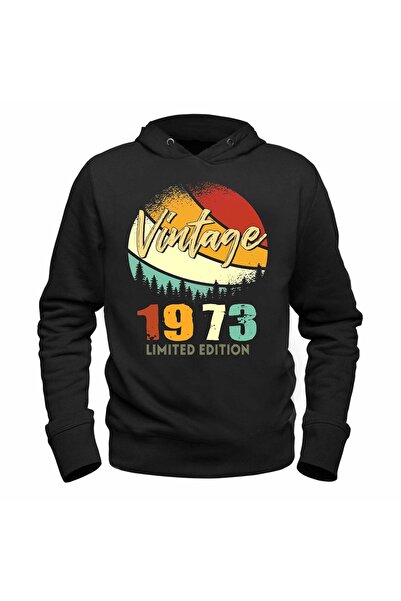 Alfa Tshirt موديل 1973 سويت شيرت أسود عتيق - ألوان معقدة 1970-2000