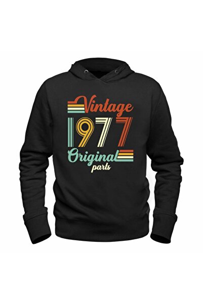 Alfa Tshirt سويت شيرت أسود من Vintage 1977 Original Parts