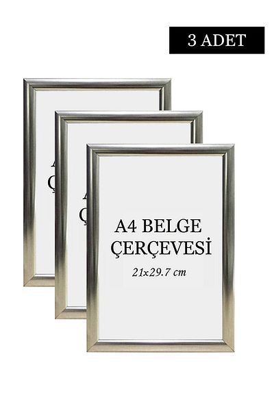 ÖZCANLAR ÇERÇEVE Σετ 3 A4 (21x29,7) Πλαίσιο Διπλόματος Κορνίζες Πιστοποιητικών Πλαίσιο