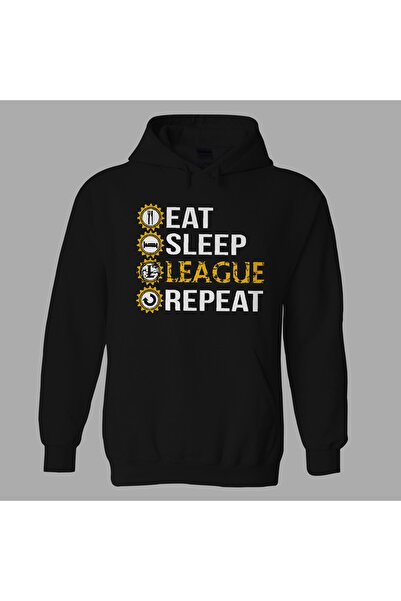 nrage Lol League Unisex Kapüşönlu Hoodie