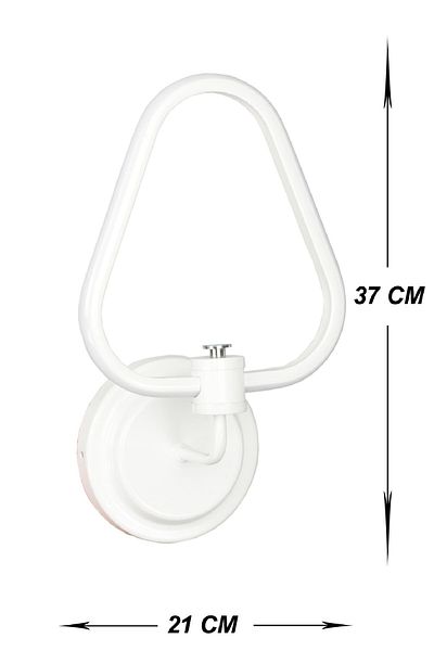 VENON Lighting Jones Sconce Triangle White (led Daylight)