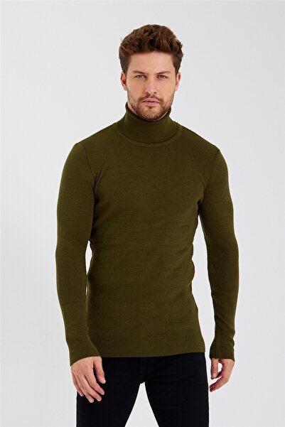 COOL TARZ Tricotaj pentru bărbați kaki complet Fisherman-ttrzz1406r02s